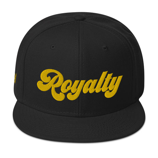 Black and Yellow Royalty Snapback Hat