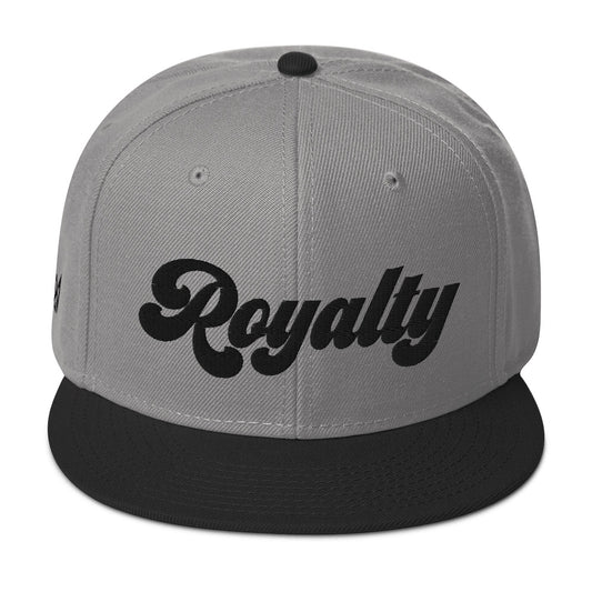 Grey/Black and Black Royalty Snapback Hat