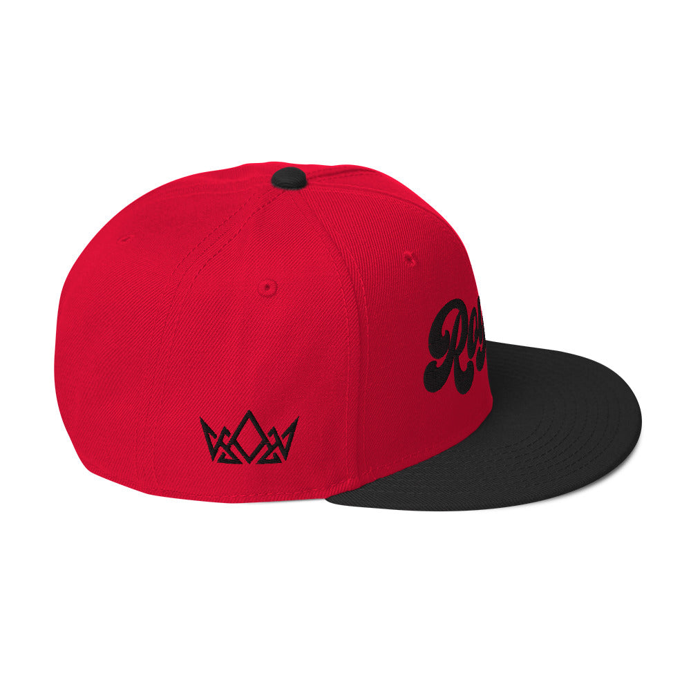 Red/Black and Black Royalty Snapback Hat