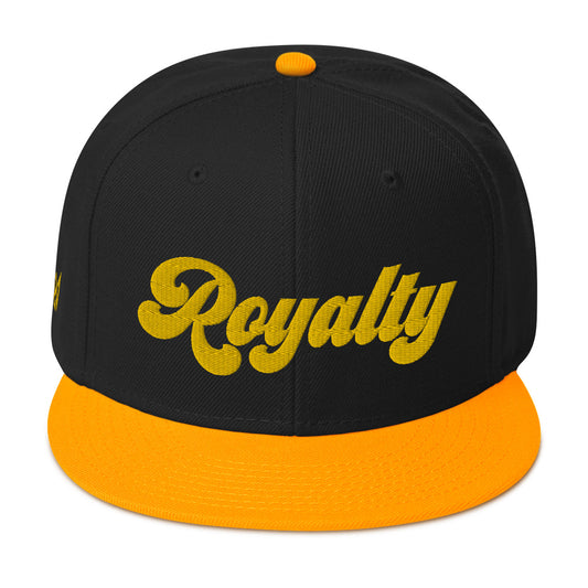 Black/Yellow and Yellow Royalty Snapback Hat