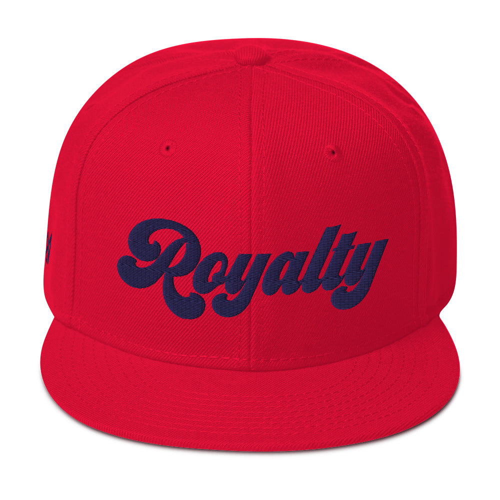 Red and Navy Royalty Snapback Hat